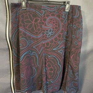 Colorful Paisley Patterned Shorts